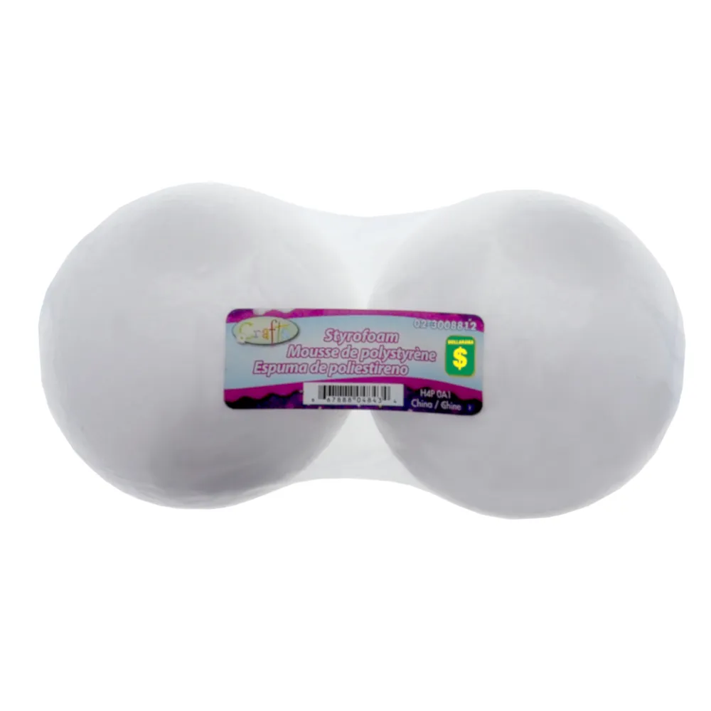 Dollarama Styrofoam Balls (Assorted Sizes) Case of 24 Hillside