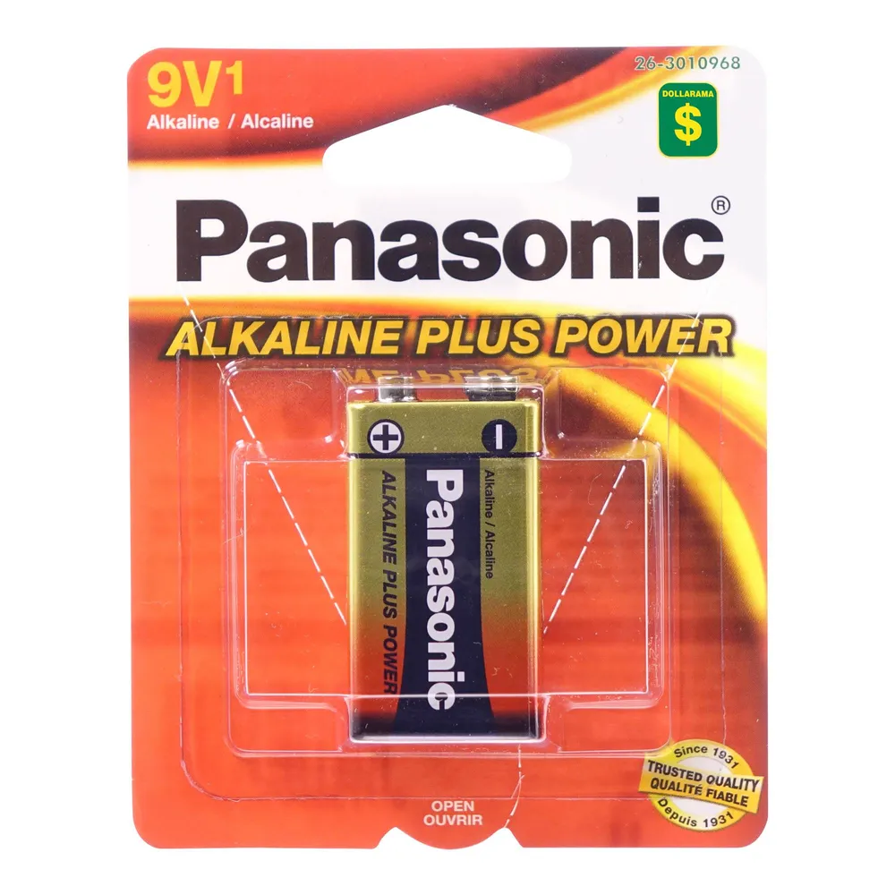 Dollarama 9V Alkaline Battery - Case of 48 | Bramalea City Centre