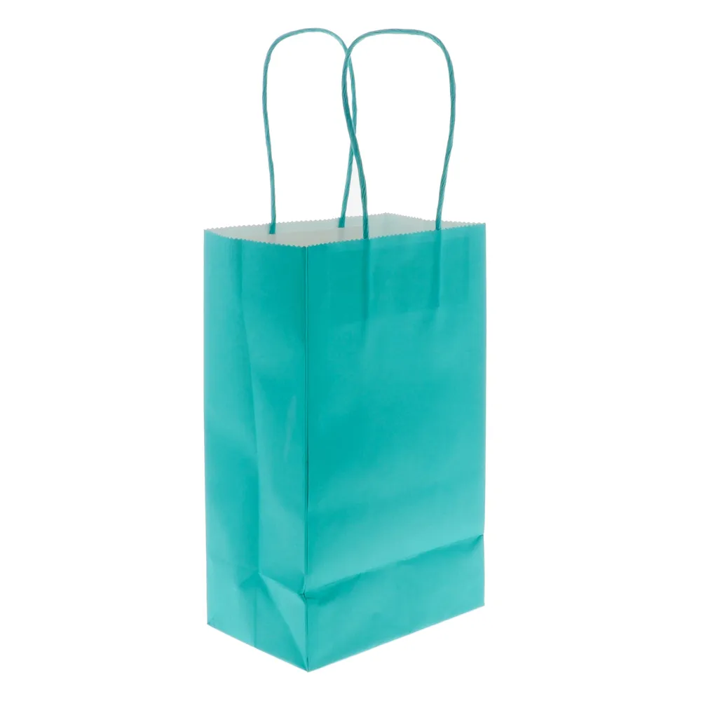 Dollarama Solid Colour Kraft Paper Bags 3PK (Assorted Colours) Case