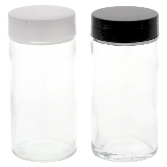 Glass Spice Jar 3PK Assorted Colours Case of 24