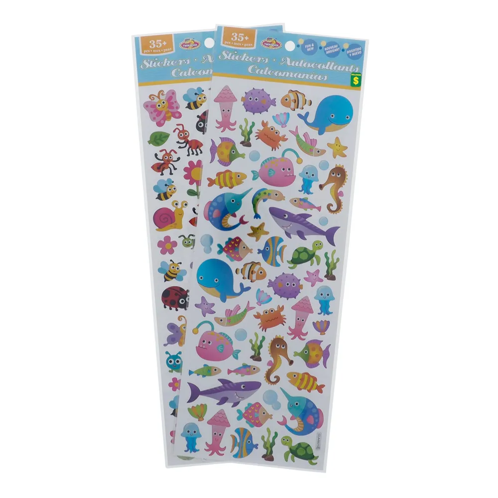 Dollarama Stickers 35+PK (Assorted Colours) Case of 30 Bramalea City Centre