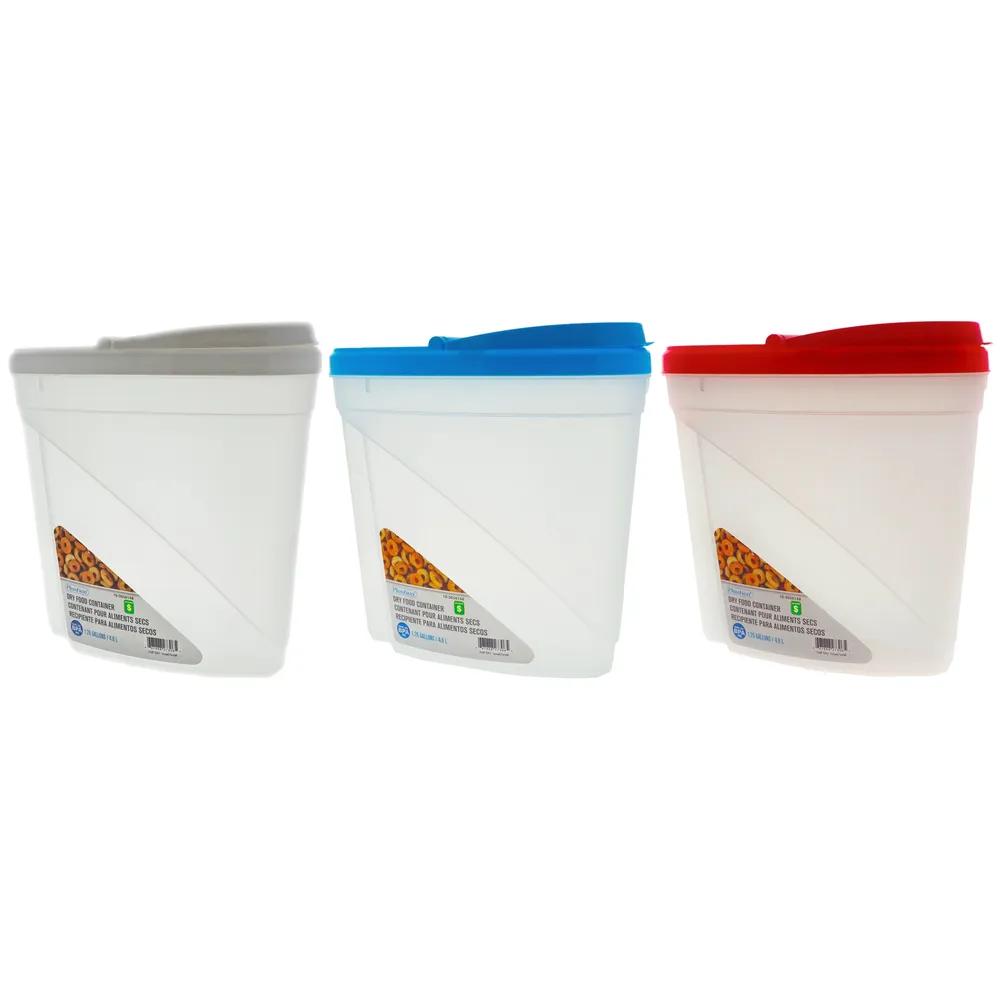 Dollarama Dry Food Container (Assorted Colours) Case of 12 The Pen