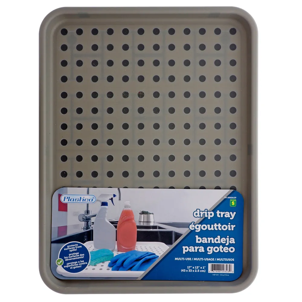 Dollarama MultiUse Drip Tray (Assorted Colours) Case of 18