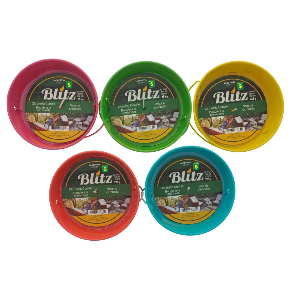 Dollarama Citronella Candle In Bucket Case of 12 Bramalea City Centre