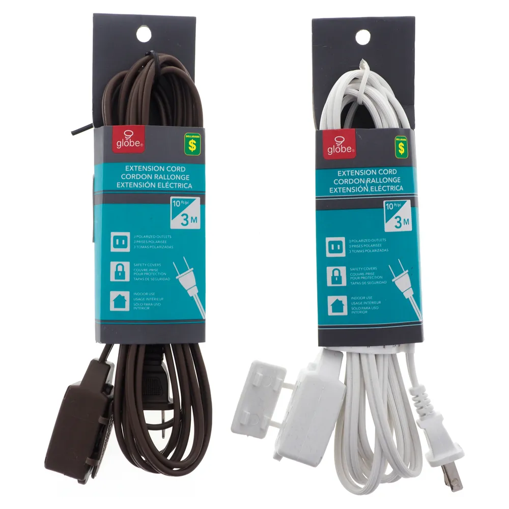 Dollarama Extension Cord (Assorted Colours) Case of 24 The Pen Centre