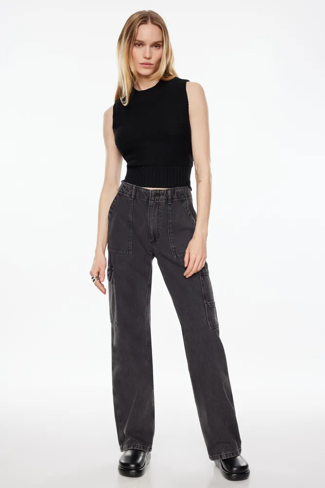 Dynamite Irina Straight Leg Cargo Jeans | Bramalea City Centre