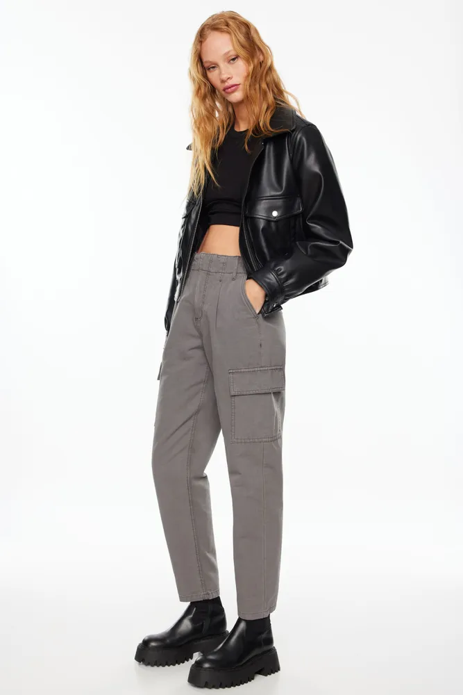 Paper bag cargo discount pants