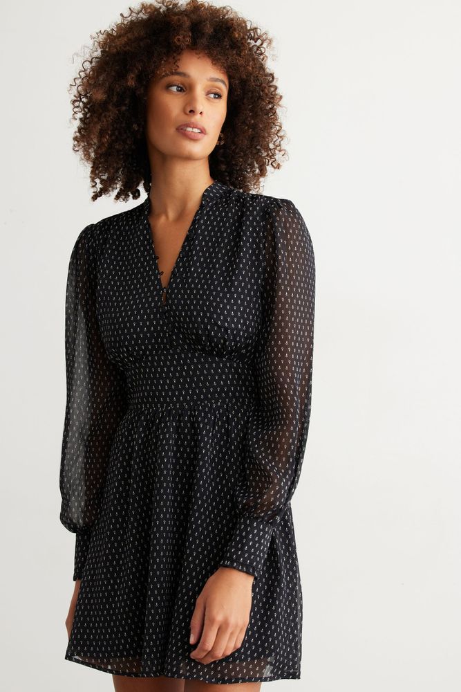 Dynamite long shop sleeve dress
