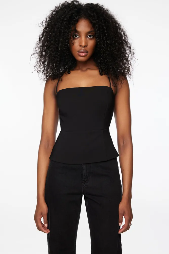 Dynamite Open Back Lace Up Top Bramalea City Centre