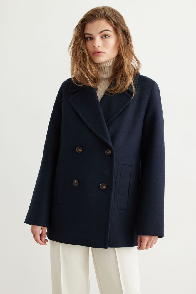 Mid length clearance peacoat