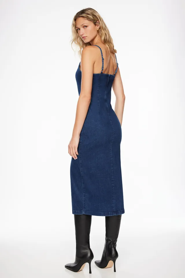Dynamite Denim Midi Dress The Pen Centre
