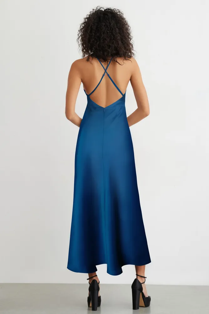 Dynamite RSVP Maxi Cut Out Satin Dress Bramalea City Centre
