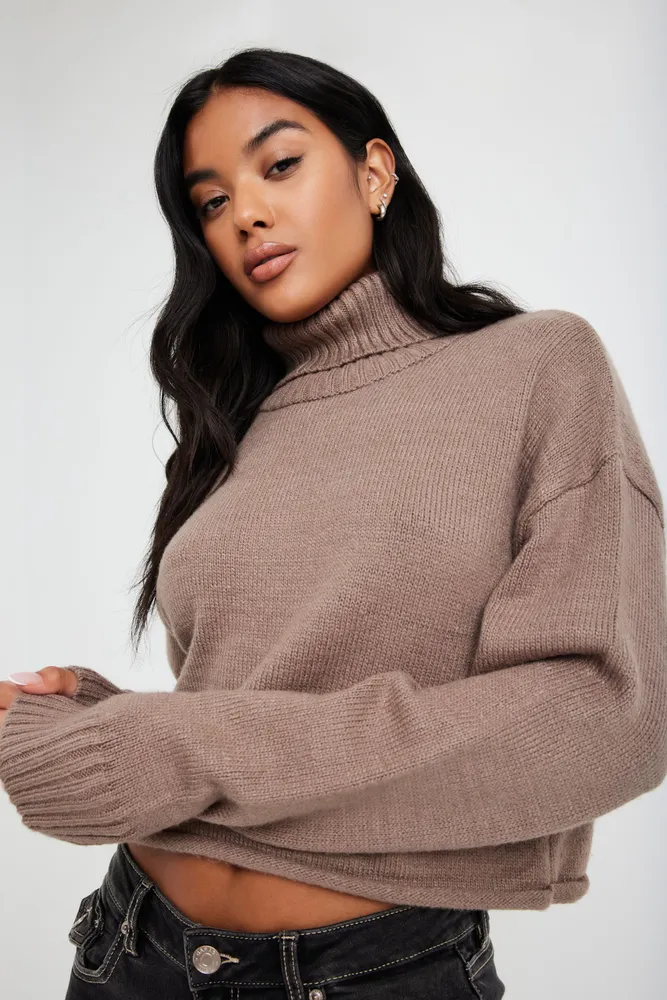 Garage sale cropped sweater