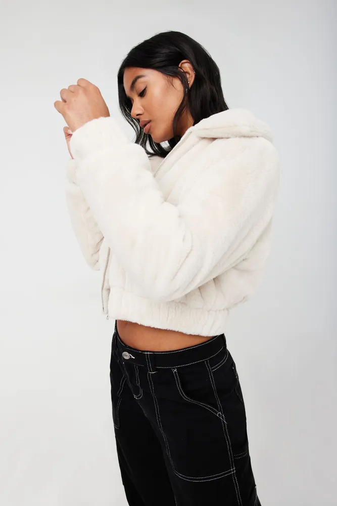 Fuzzy jacket clearance garage
