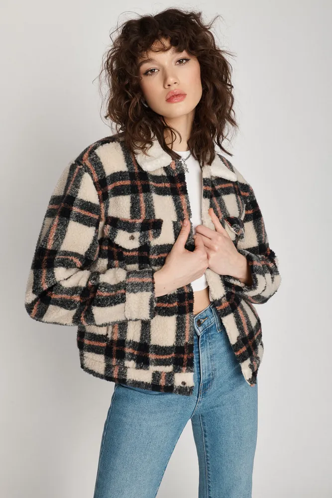 Dynamite sherpa coat sale