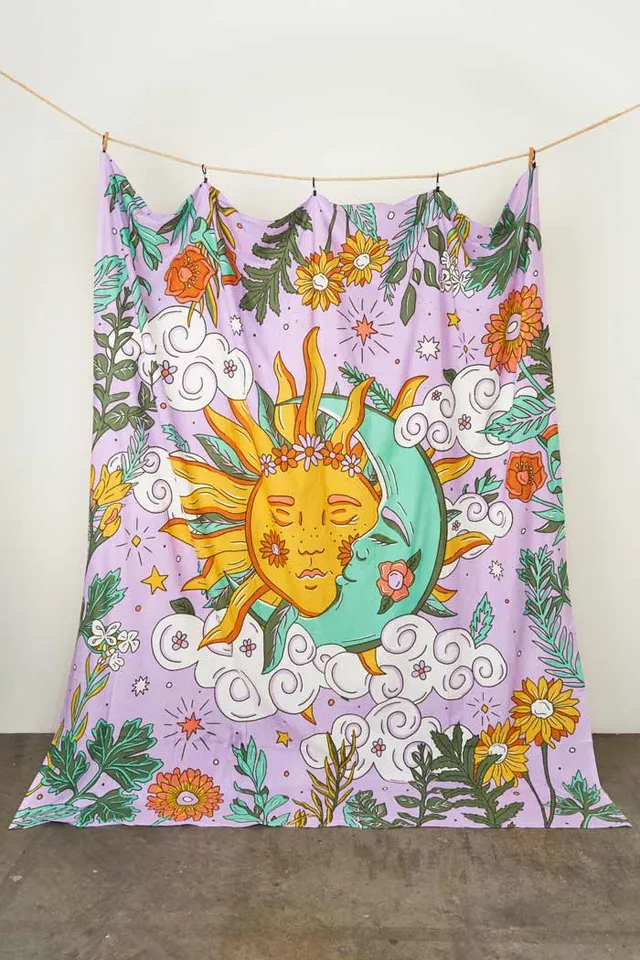 Earthbound mushroom tapestry hotsell