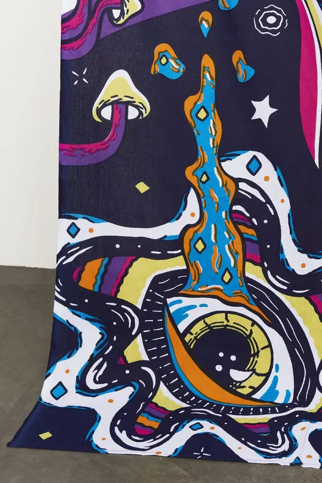 Mushroom tapestry earthbound top
