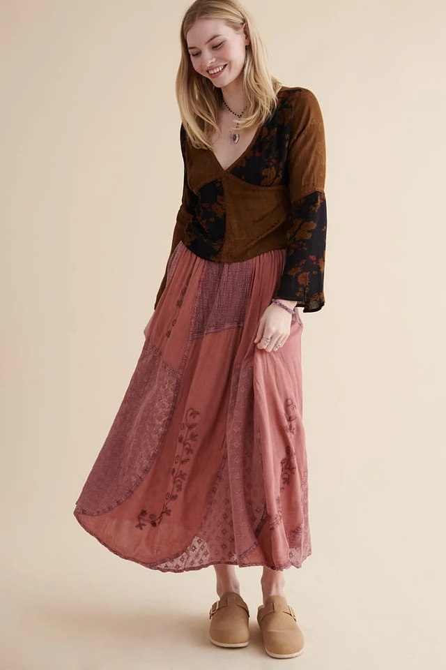 [TREEMINGBIRD] Lace Layering Wrap Skirt /追跡付 Lace Layering Wrap Skirt [ Black ] - TREEMINGBIRD