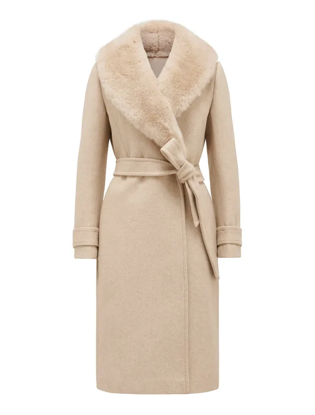 Ever New Alicia Petite Faux Fur Coat | Square One