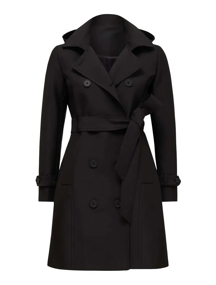 Ever New Rae Petite Hooded Trench Coat | Square One