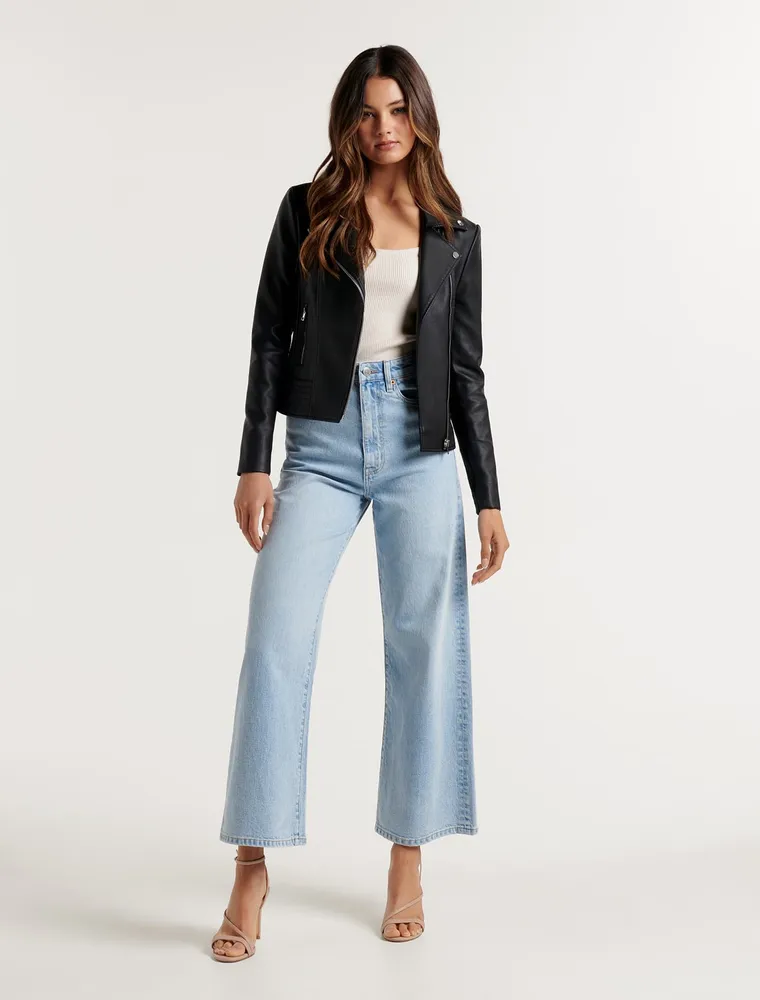 Forever new leather jacket on sale