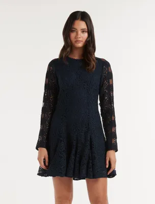 Navy Ever New Mini Dresses for Women Square One