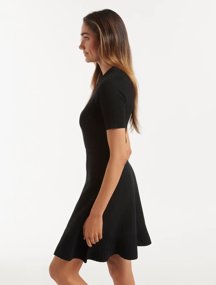 Cleo textured knit dress clearance
