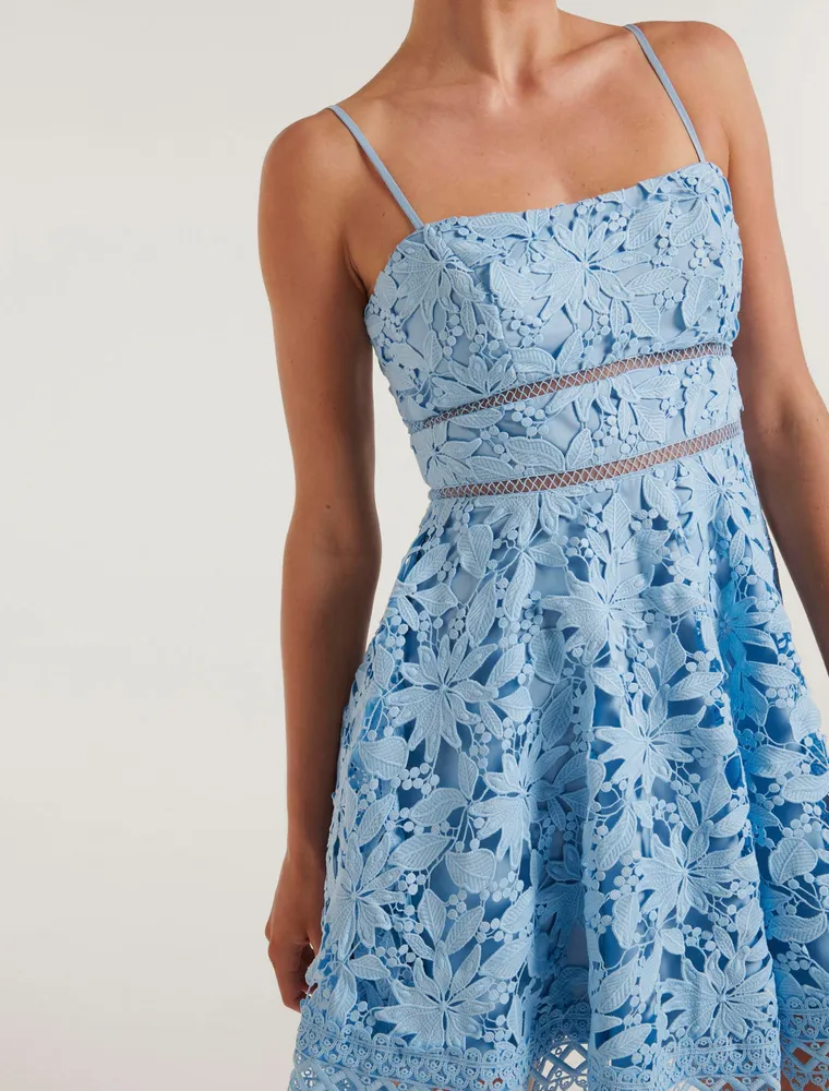 Ever New Martha Petite Lace Prom Mini Dress Square One