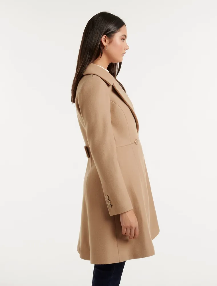 Flare cheap coat womens