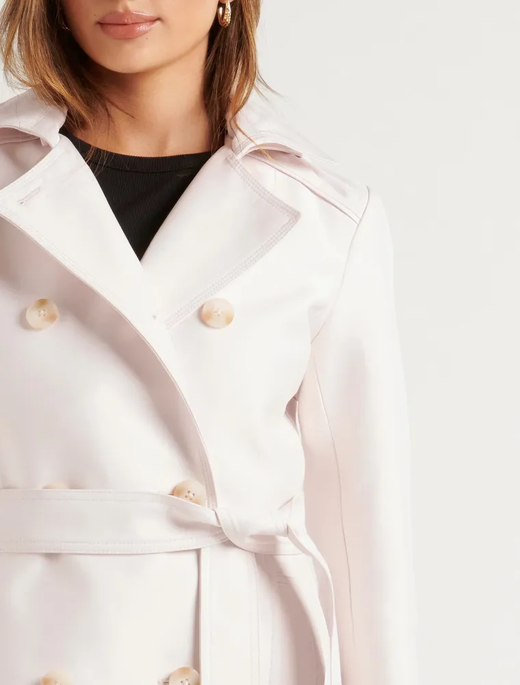 Talea Petite Hooded Mac Trench