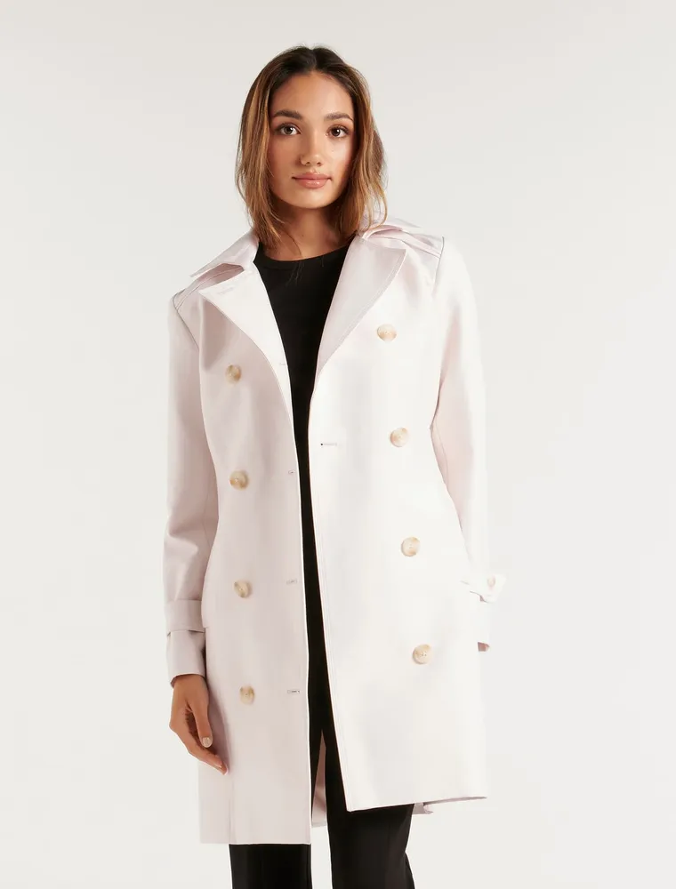 Ever New Talea Petite Hooded Mac Trench Square One