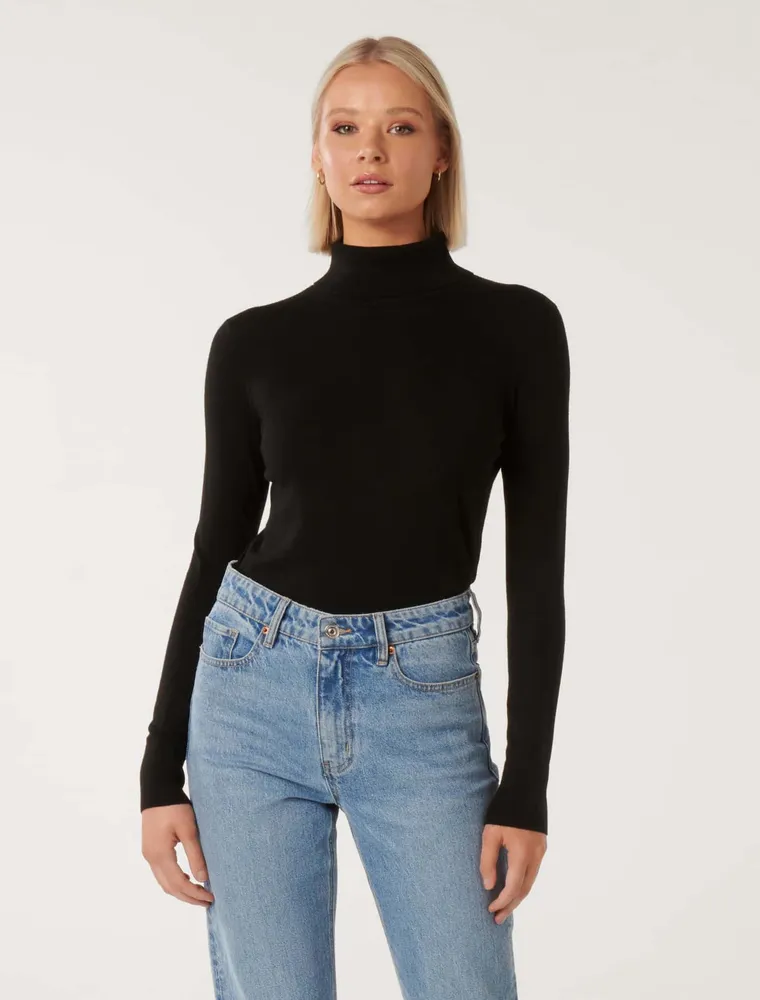 Ever New Sarah Roll-Neck Knit Top | Square One