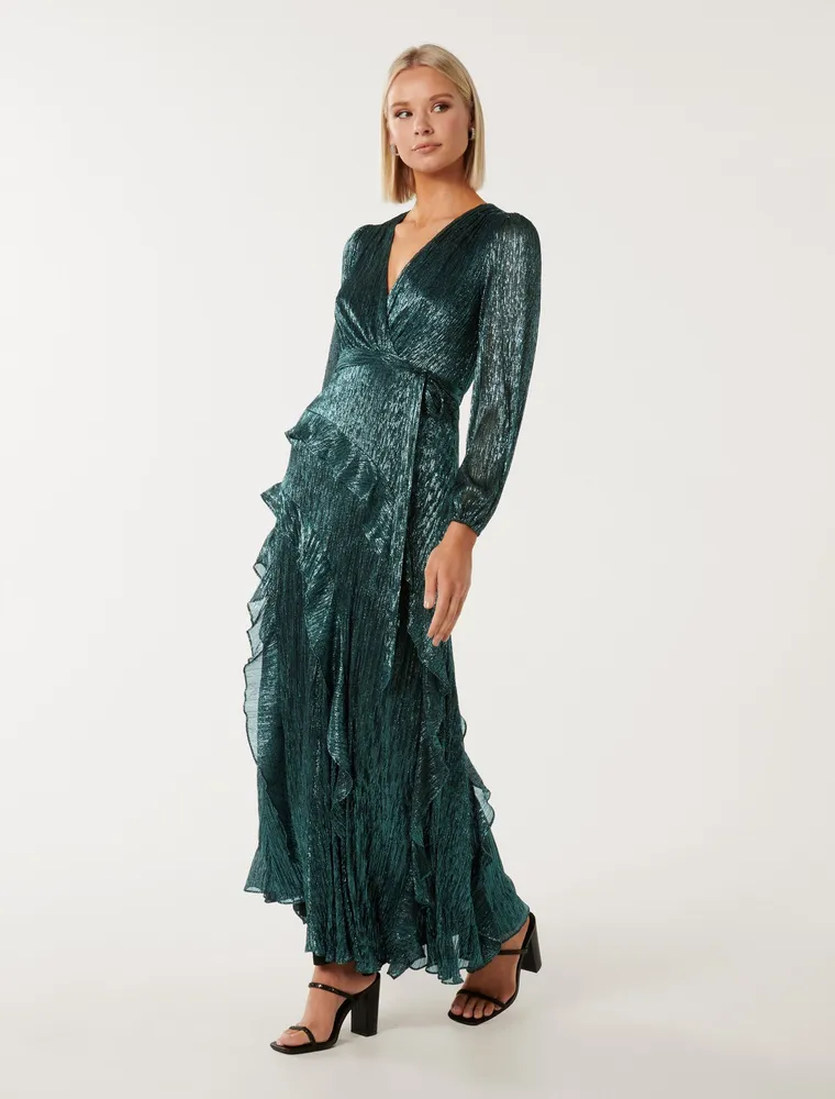 Plisse dress discount