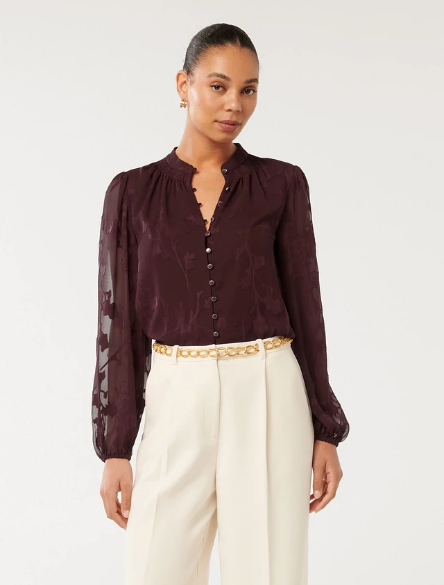 トップス L'Appartement Sheer Blouse 61sBnv7gnFL._AC_SL1500_.jpg