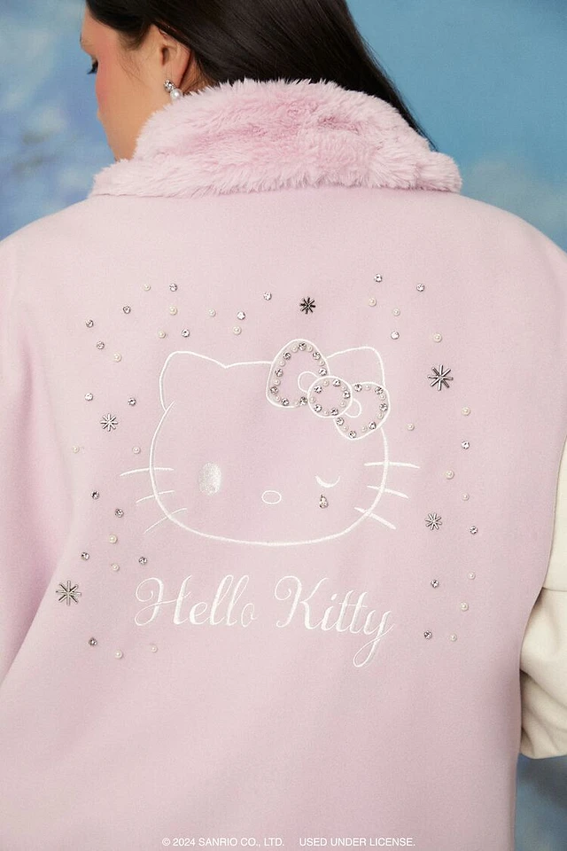Forever 21 Plus Hello Kitty Varsity Jacket | MainPlace Mall