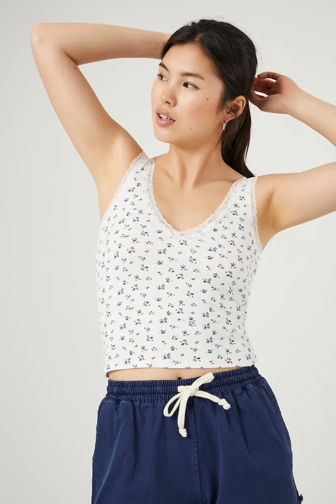 Floral tank best sale top forever 21