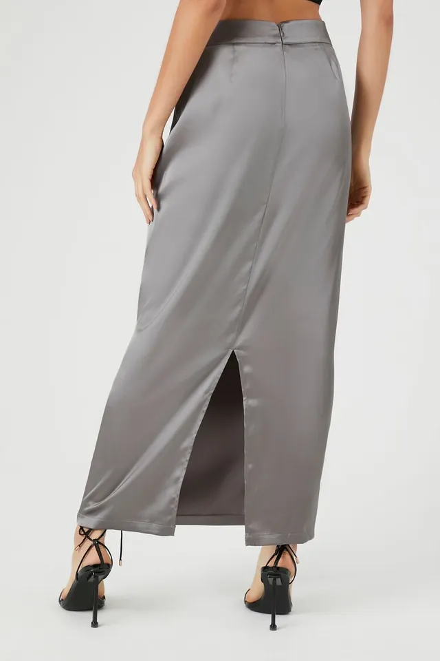 Forever 21 satin maxi skirt store