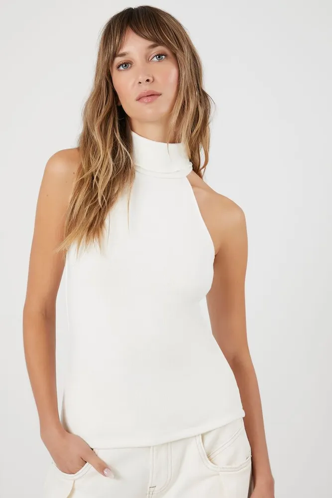Forever 21 sleeveless turtleneck hotsell