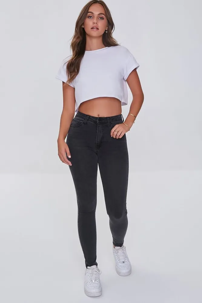 Forever 21 mid hotsell rise skinny jeans