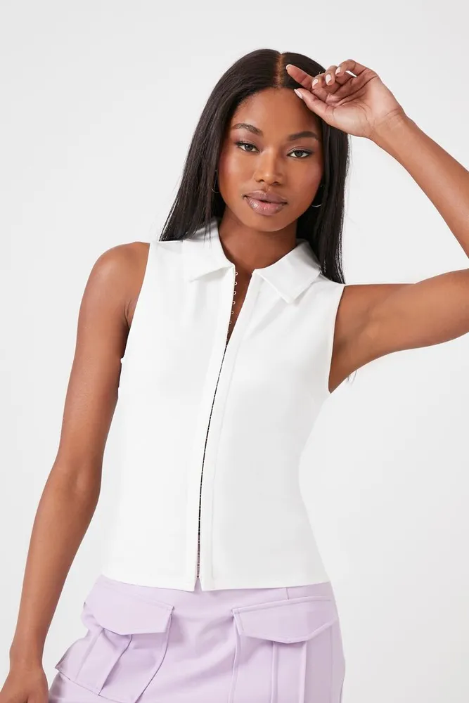 Forever 21 sleeveless blouse sales