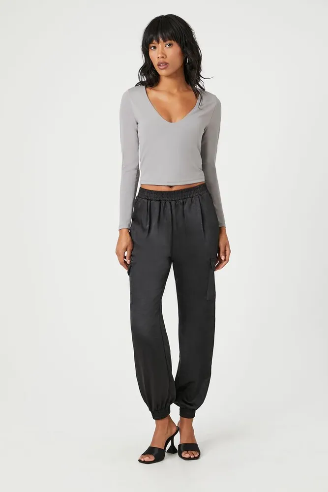 Satin joggers forever 21 store