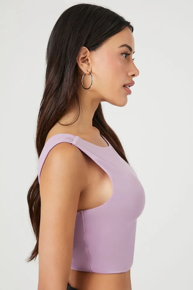 Forever 21 purple crop top 2025