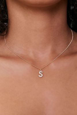 Forever 21 letter necklace sale