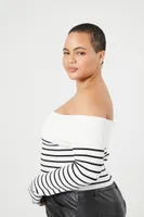 Forever 21 off the shoulder sweater outlet