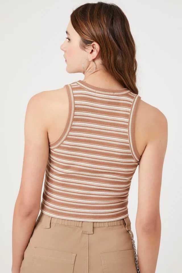 Forever 21 striped tank top best sale