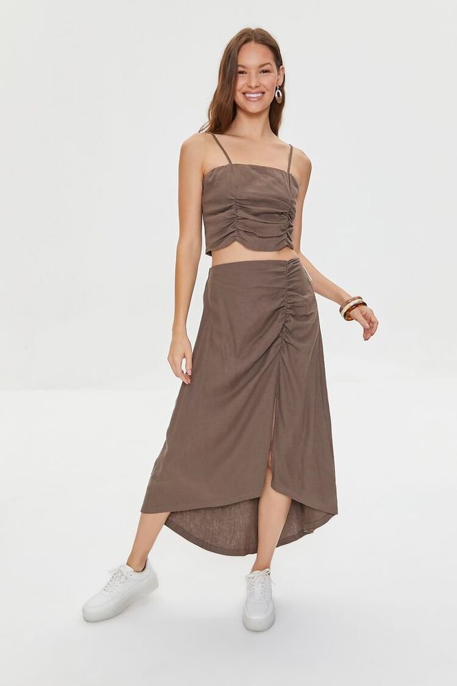 Linen skirt forever 21 sales
