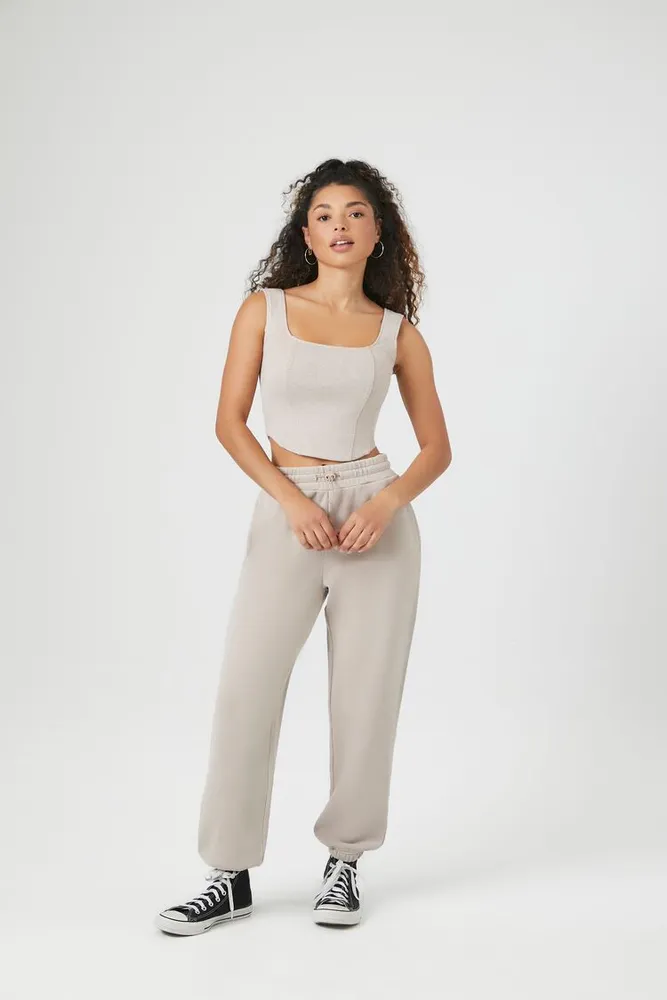 Grey sweatpants on sale forever 21