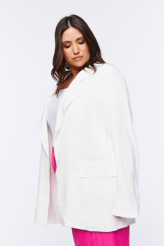 White blazer for womens forever on sale 21