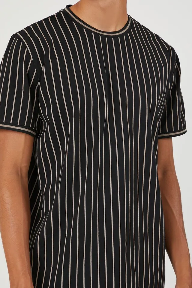 Black and white vertical striped shirt forever 21 outlet