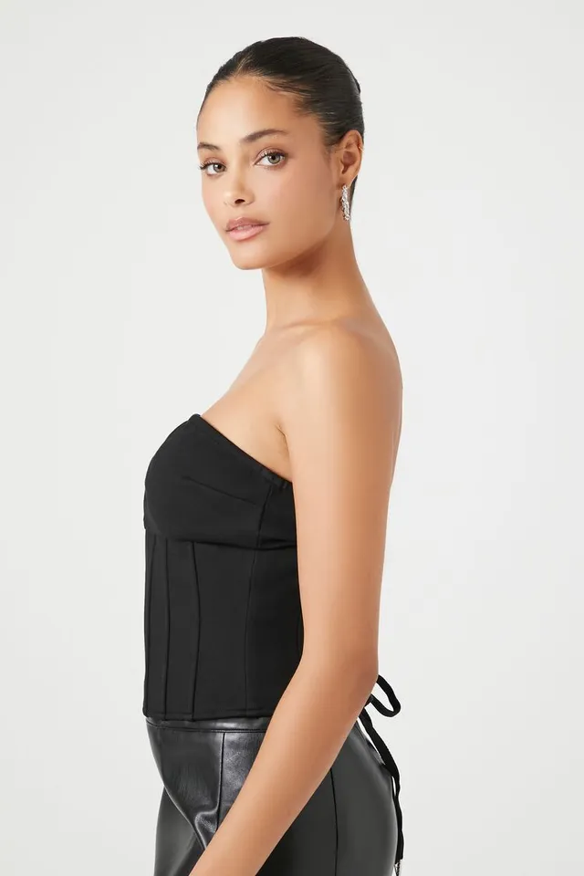 Strapless bustier top forever 21 sales